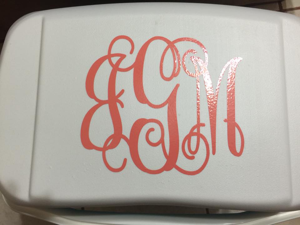Monogram Vinyl Decal