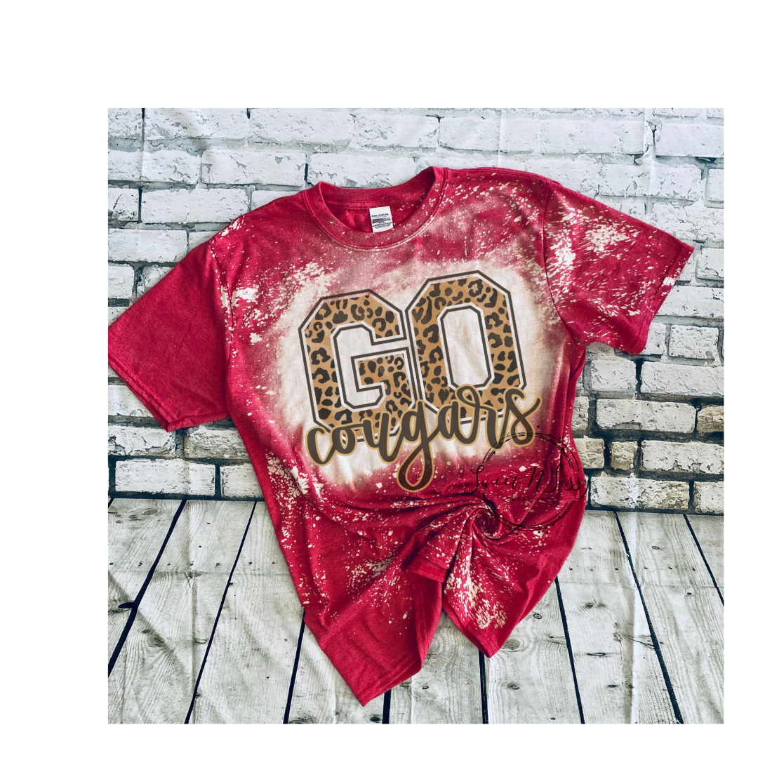 Bleached Go Cougars Shirt