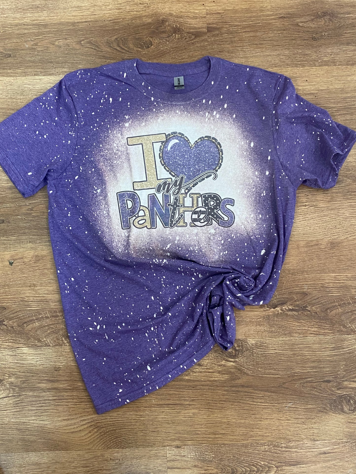 Bleached I love my Panthers Shirt