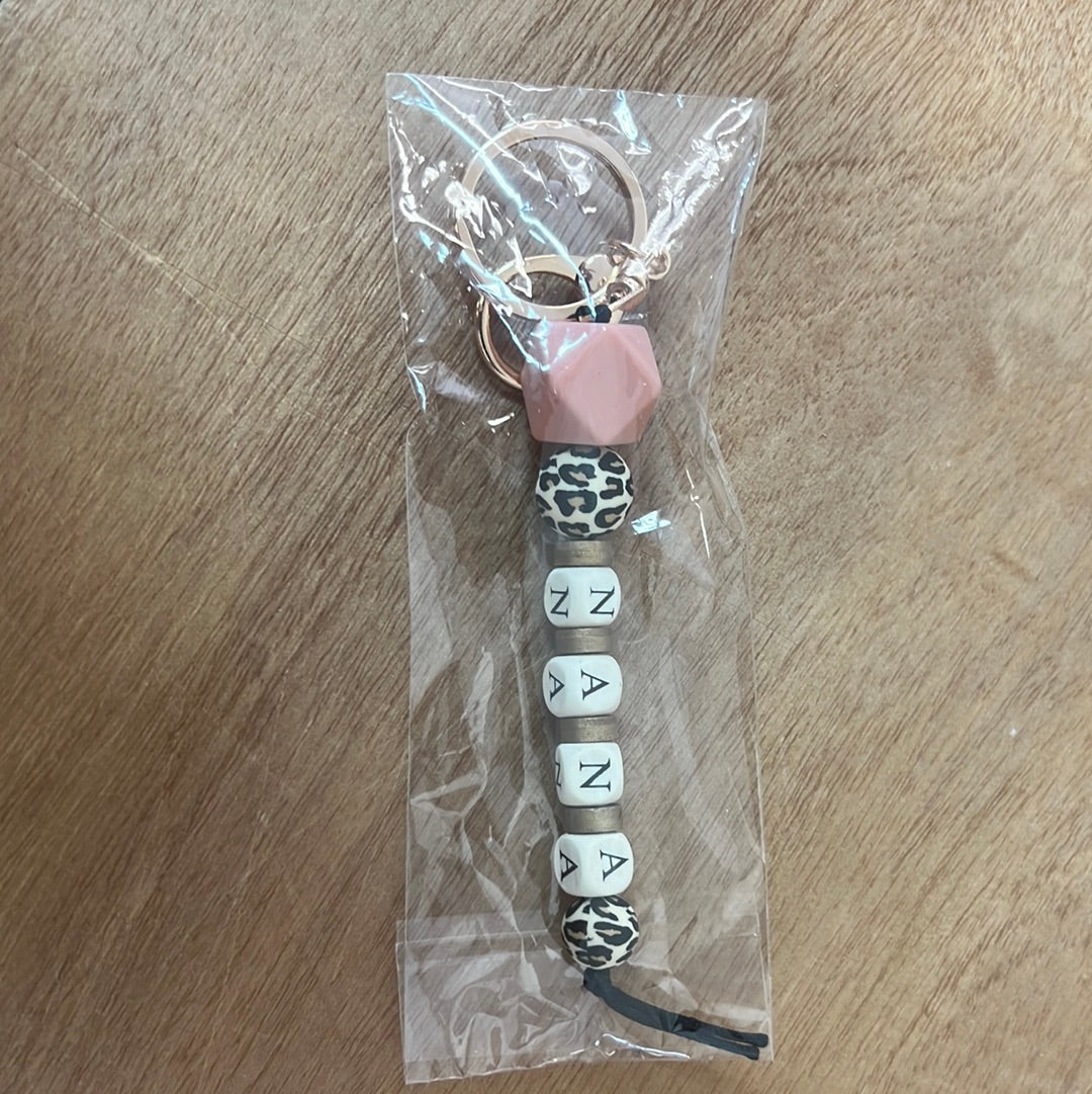 Nana Silicone Keychain