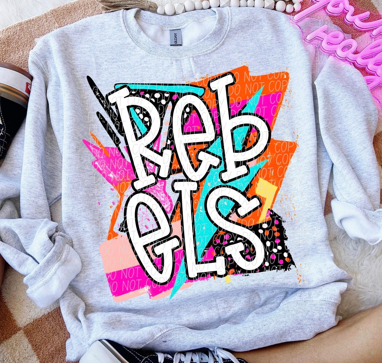 80's Throwback Rebels- Adult