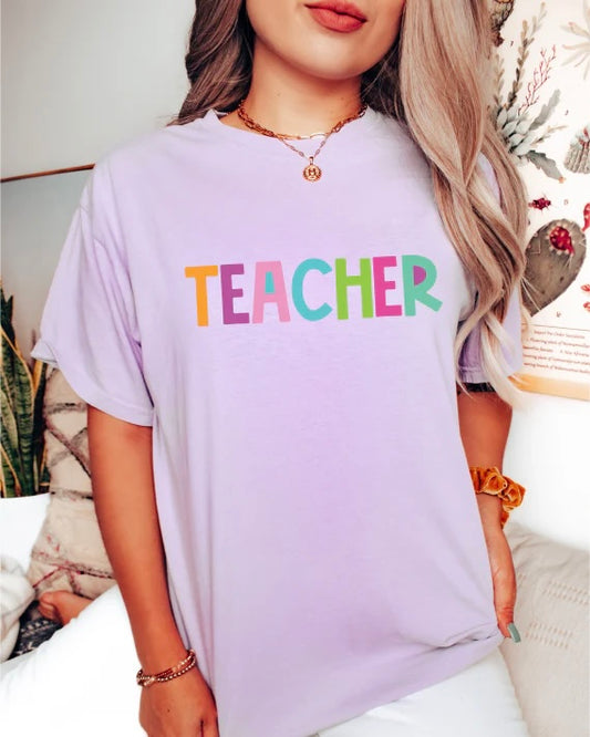 Teacher Bright Letters-Adult