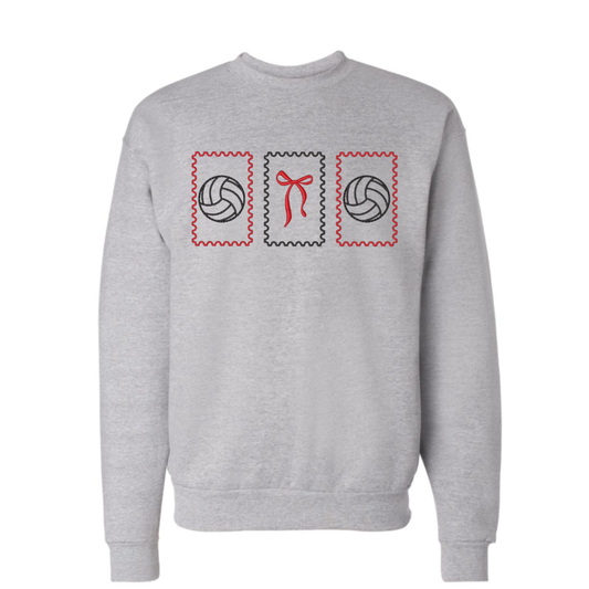 Volleyball Stamp Embroidered Top