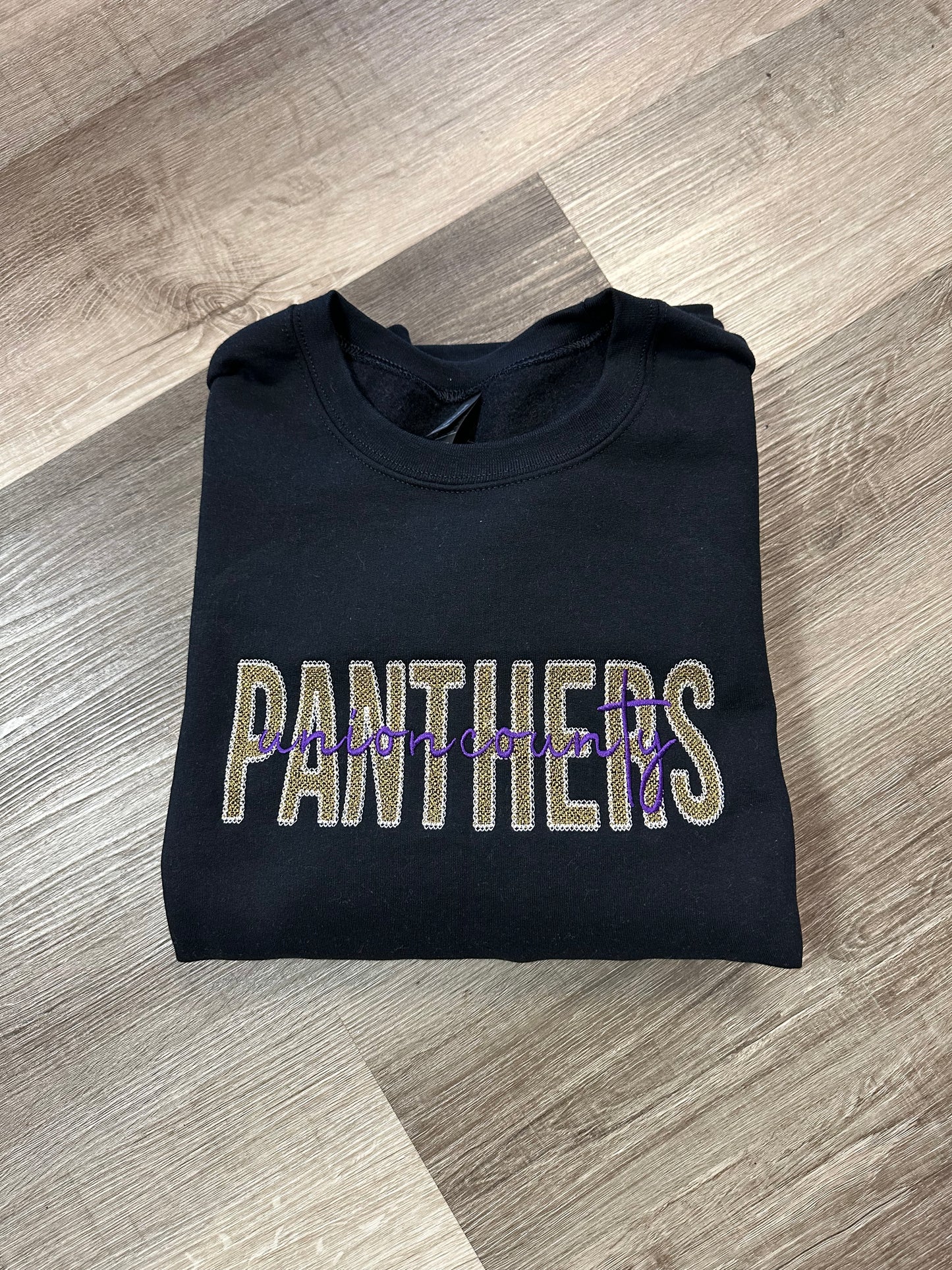 Team Spirit Diamond Fill Embroidery Top