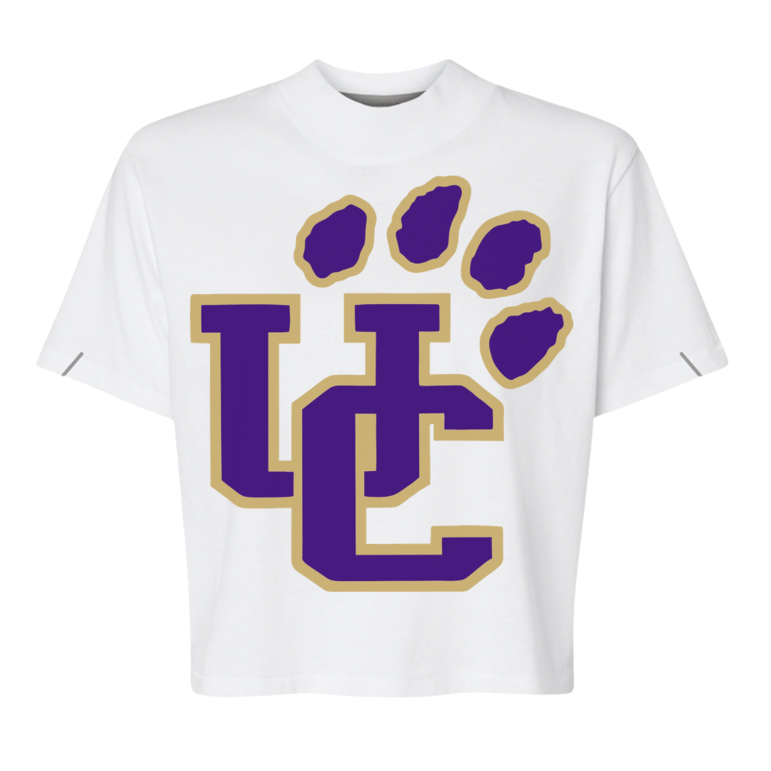 UC Paw Boxy Tee- Womens