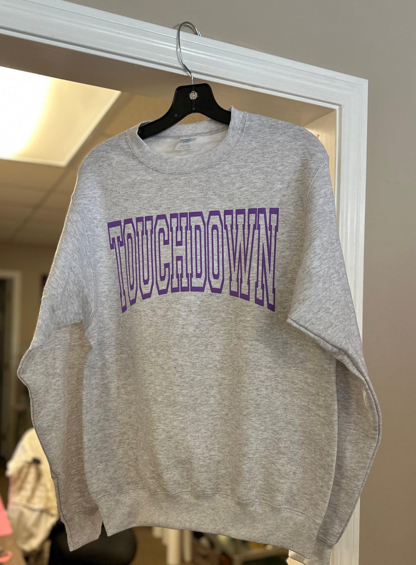 Purple Touchdown Crewneck