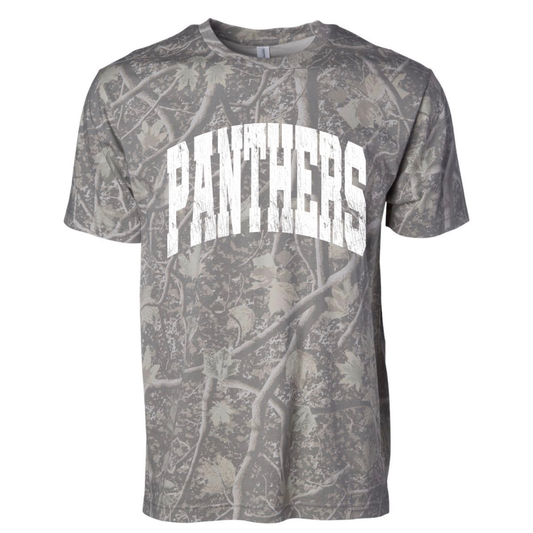 White Panthers Distressed Camo- Adult