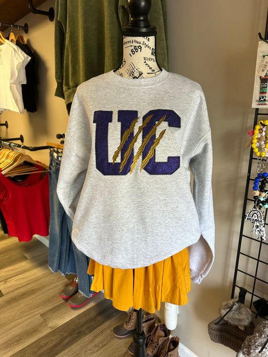 UC Scratch Embroidered Crewneck
