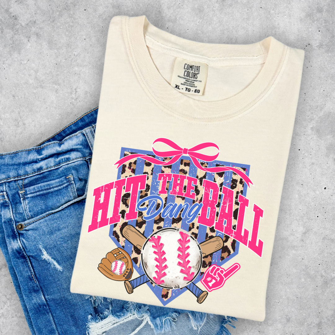 Hit the Dang Ball Leopard CC- Adult