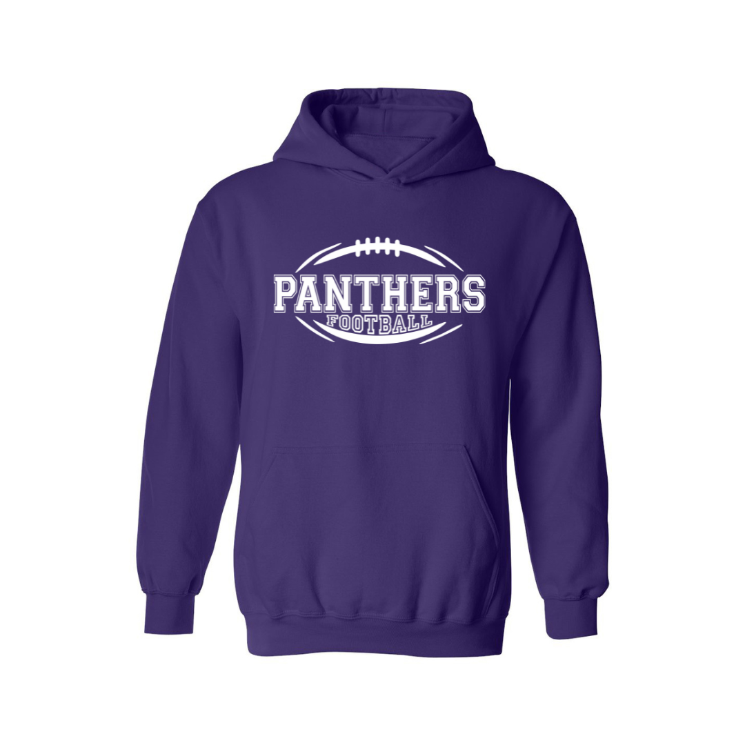 2nd Grade Panther Football Hooded Sweatshirt