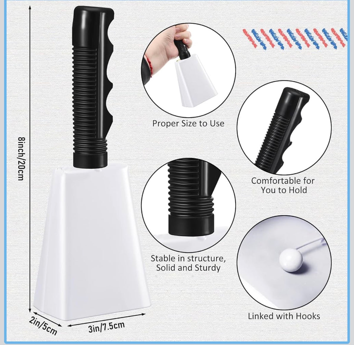Blank 9" Cowbell