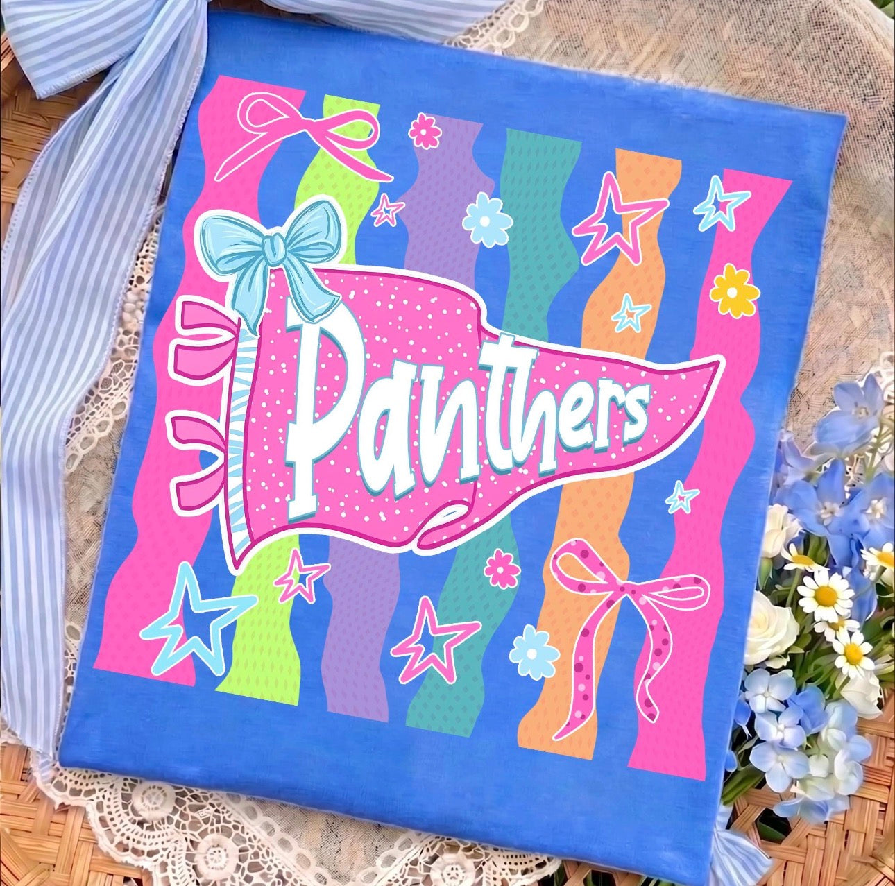 Colorful Striped Panthers- Youth
