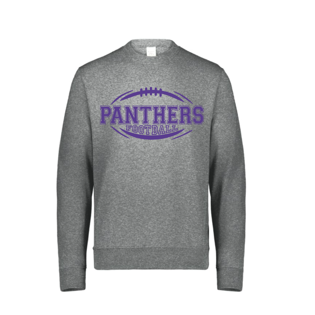 2nd Grade Panther Football Youth Crewneck Sweatshirt