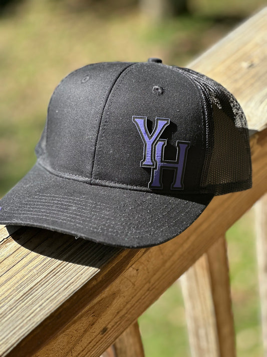 YH Logo Leather Patch Hat- Option 2