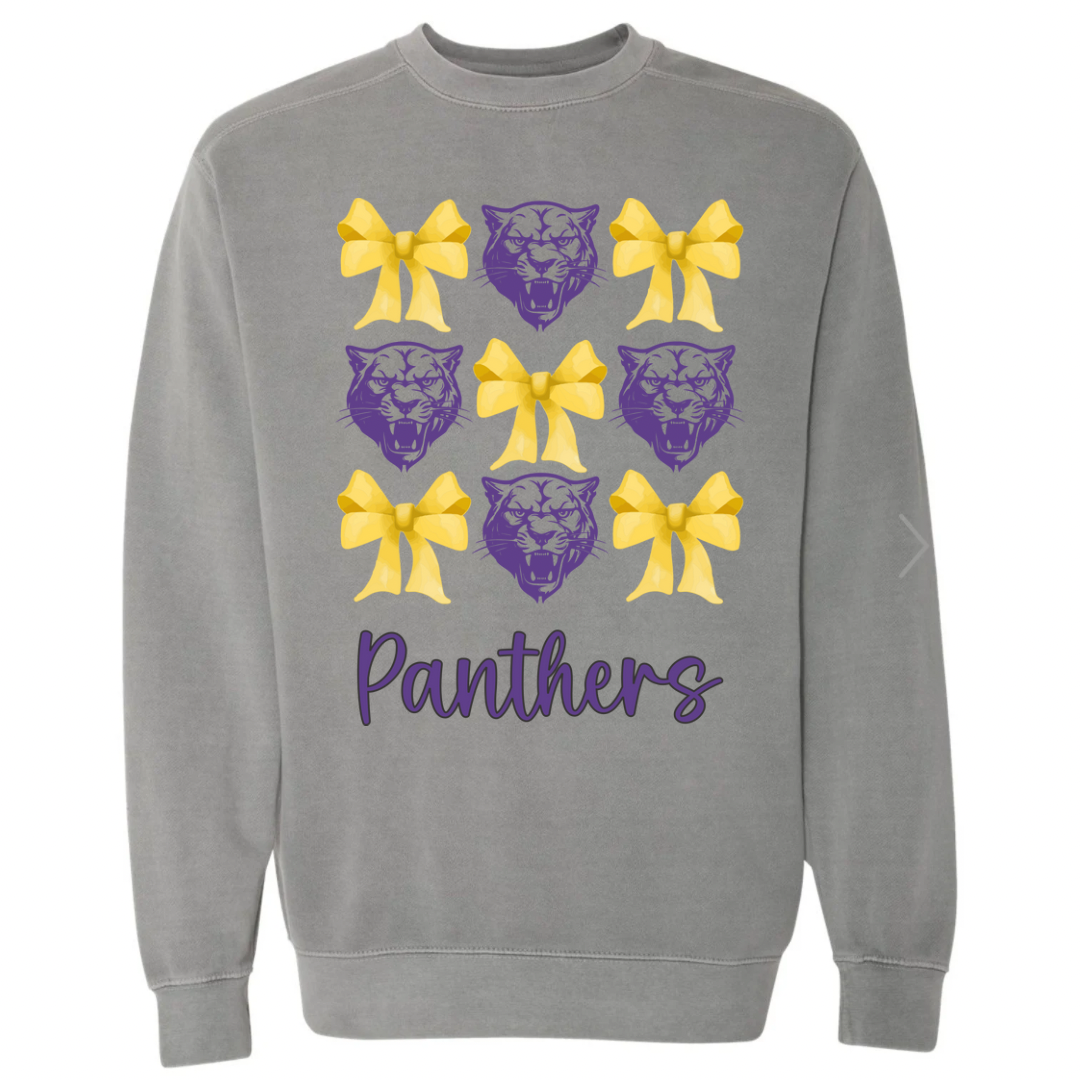 24 Panthers Coquette Bow- Adult