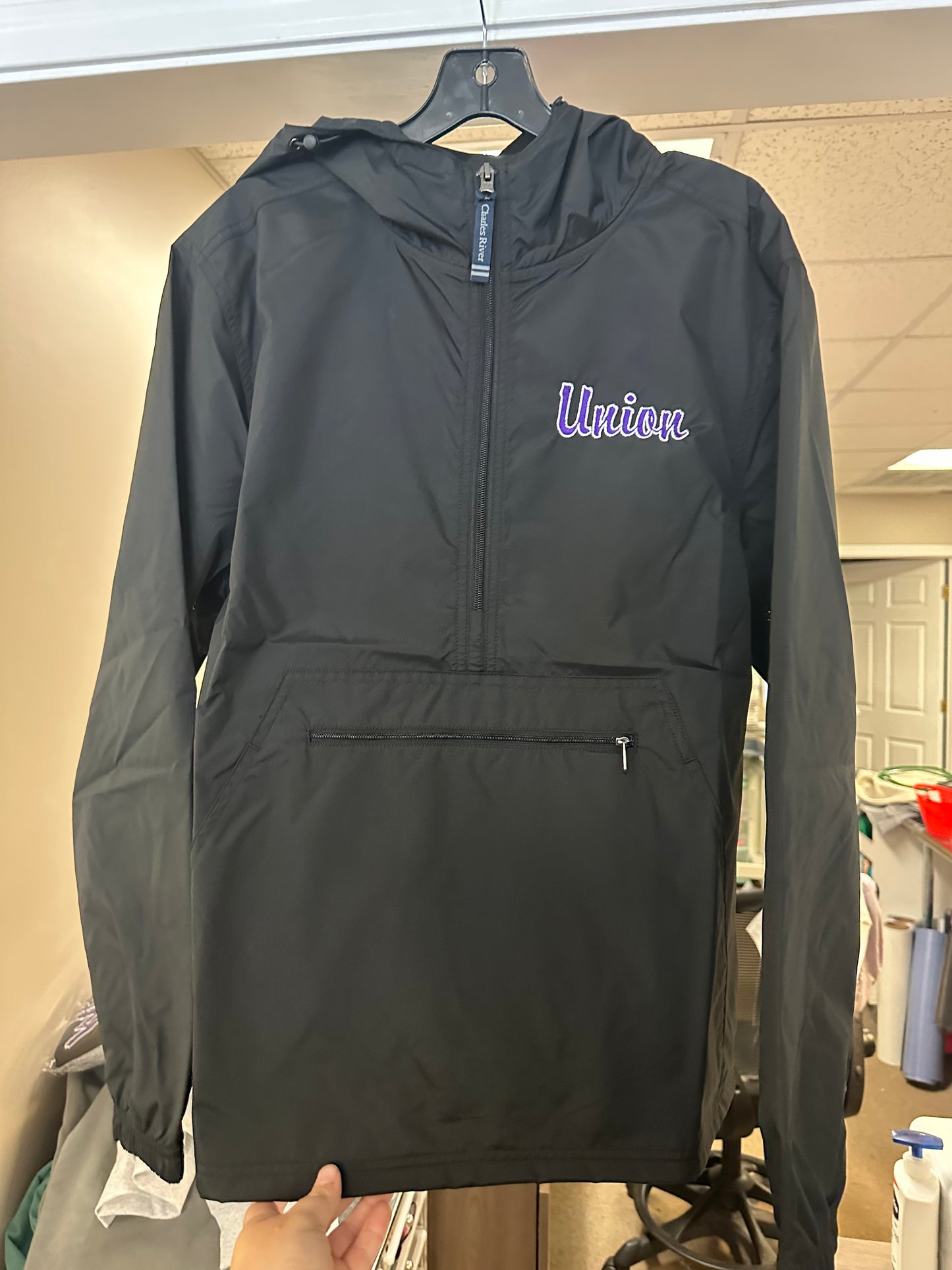Charles River Pullover Union Embroidered- Adult
