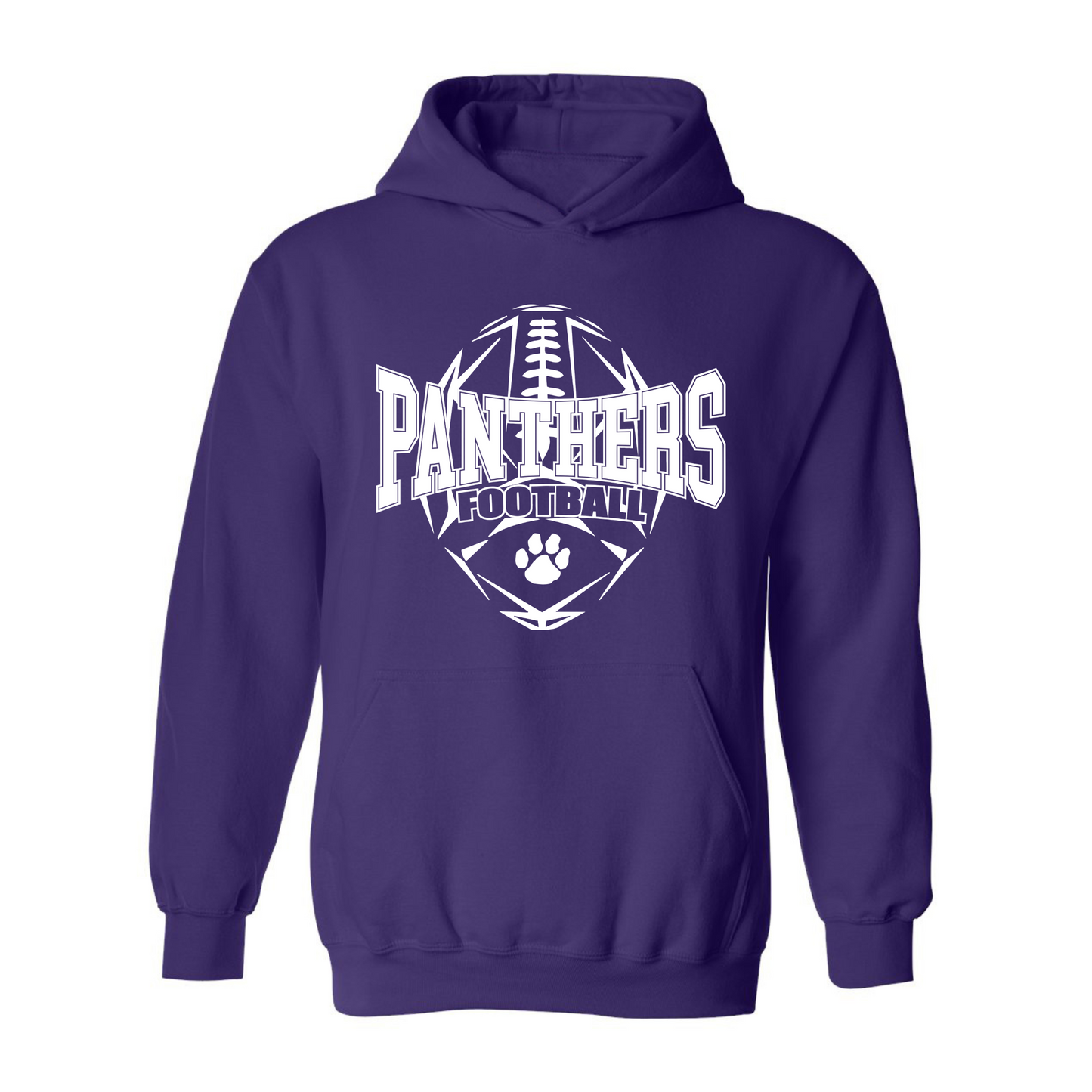 6th Grade Panther Football Hooded Sweatshirt