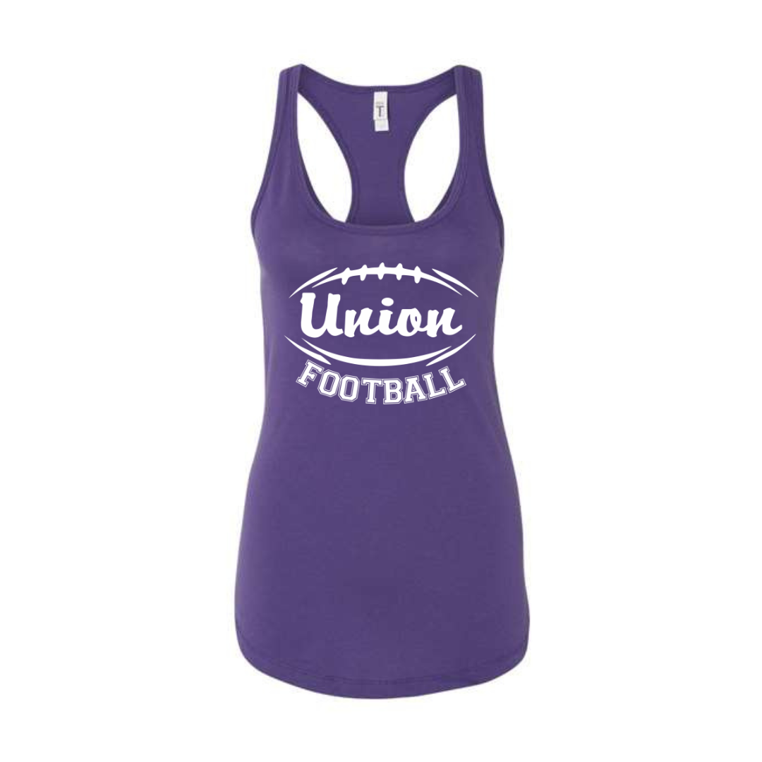 K/1st Grade Panther Football Women's Racerback Tank Top