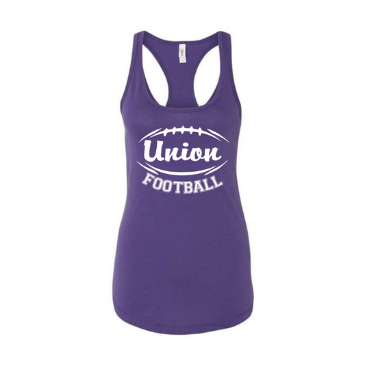 K/1st Grade Panther Football Women's Racerback Tank Top