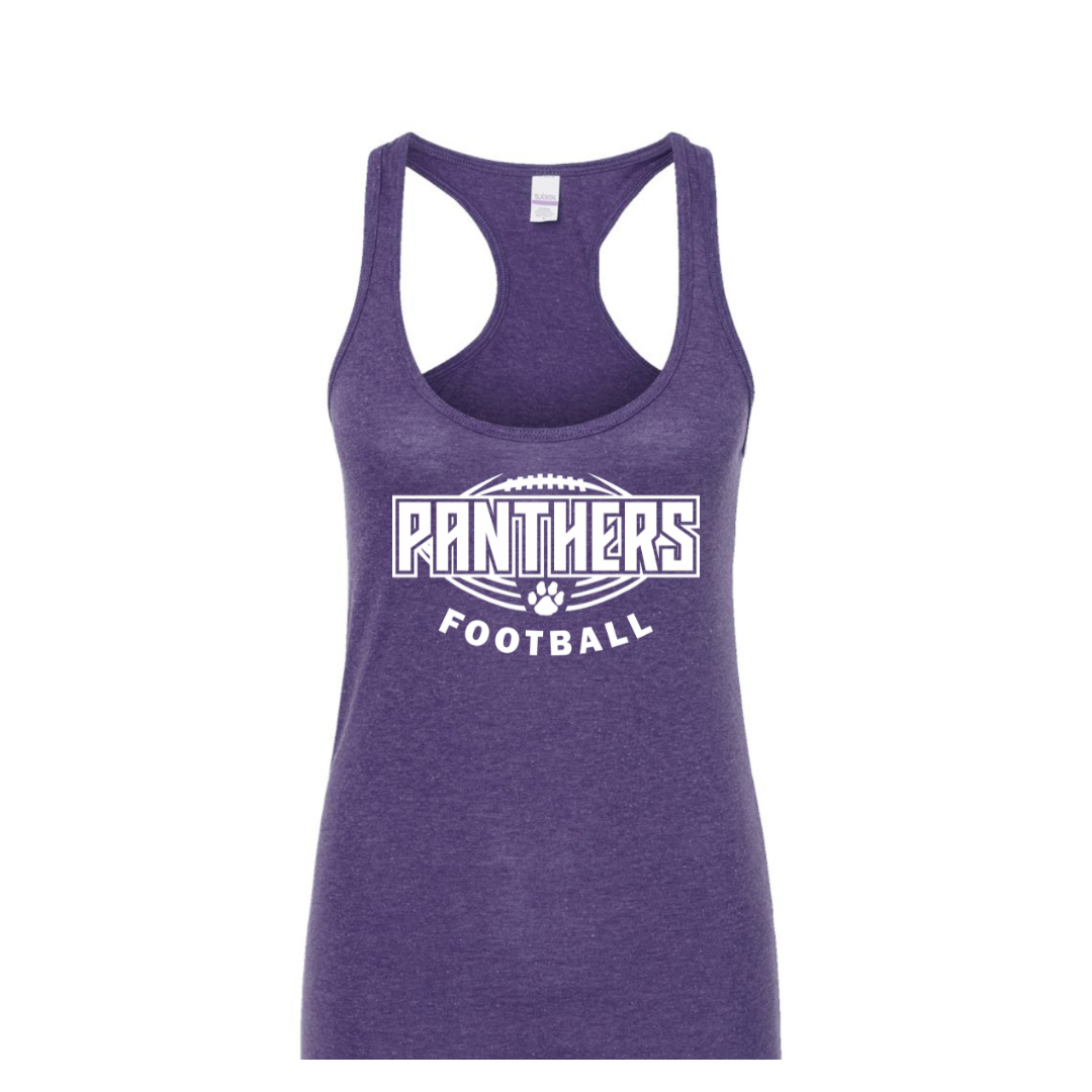 3rd Grade Panther Football Women's Racerback Tank Top