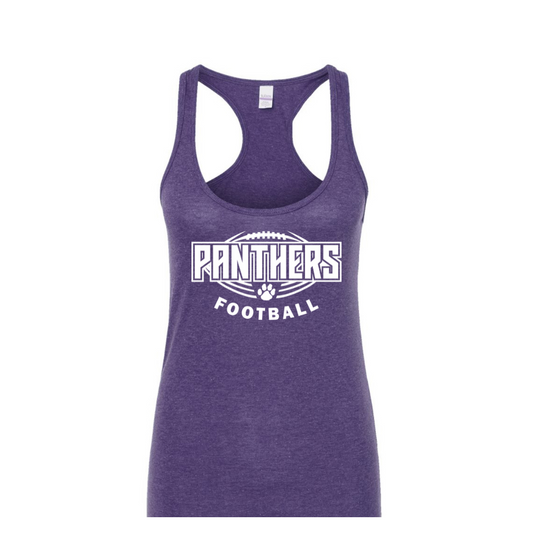 3rd Grade Panther Football Women's Racerback Tank Top