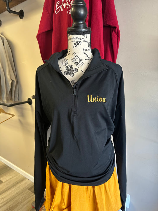 Union Emb. Sport Wick Stretch 1/4 Zip Pullover- Adult