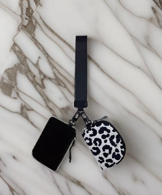 Leopard Wallet Wristlet