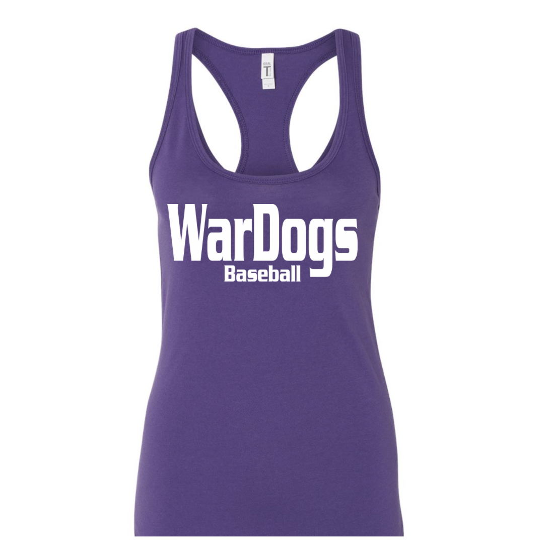 Wardogs Women's Racerback Tank Top- Purple