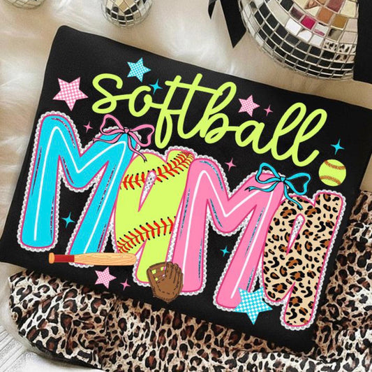 Softball Mama Neon