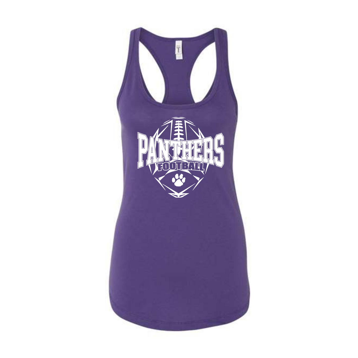 6th Grade Panther Football Women's Racerback Tank Top