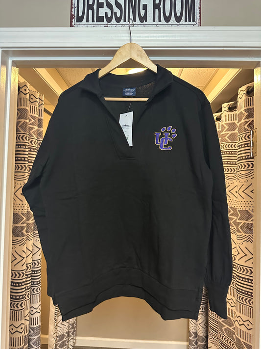 Charles River Women's Collared Sweatshirt- UC Logo