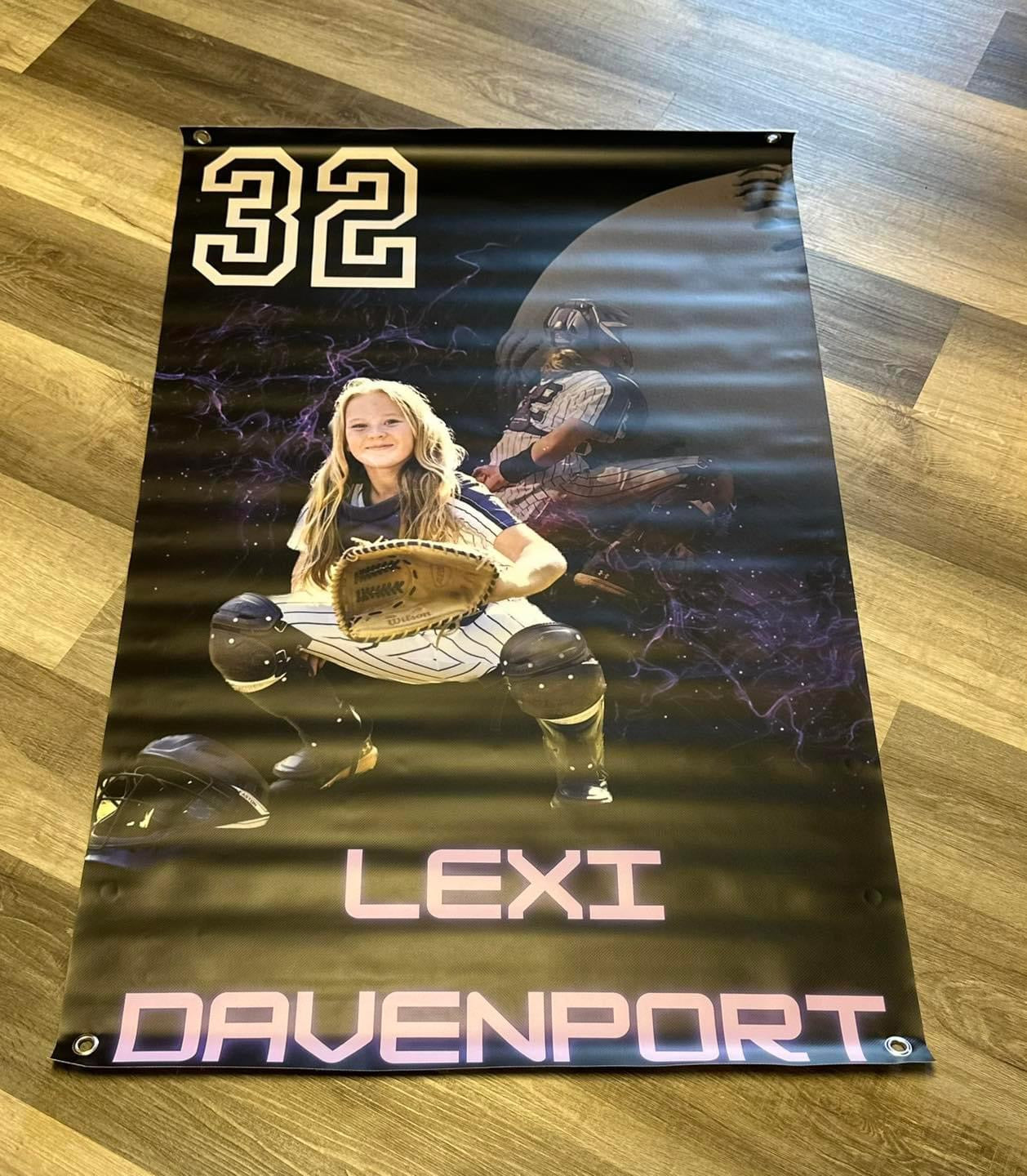 Custom Sports Banner 1.7'x3'