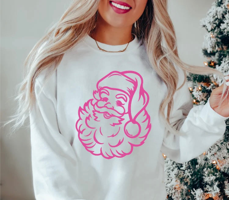 Pink Puff Santa- Adult