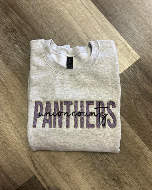 Team Spirit Diamond Fill Embroidery Top