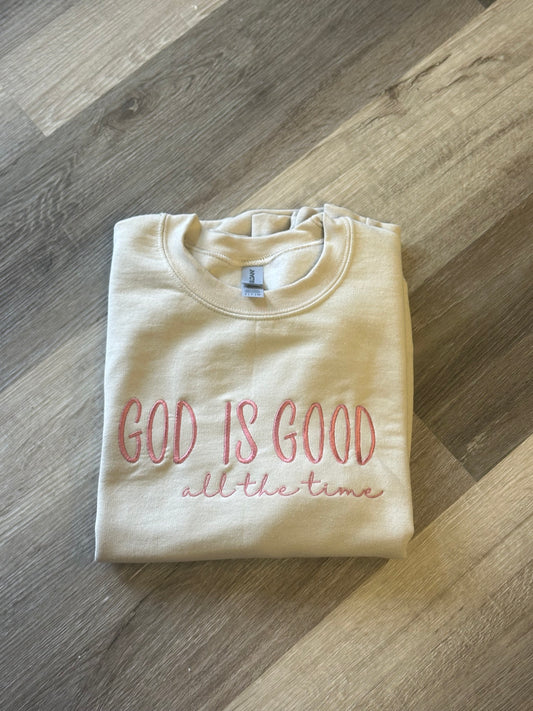 God is Good Embroidered Top