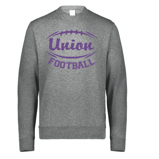 K/1st Grade Panther Football Youth Crewneck Sweatshirt- Graphite Heather