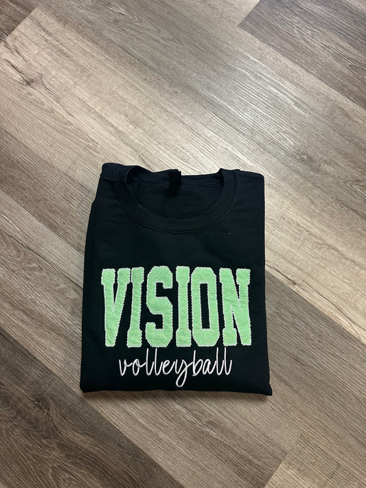 Team Spirit Initials Applique Crewneck (Gildan)