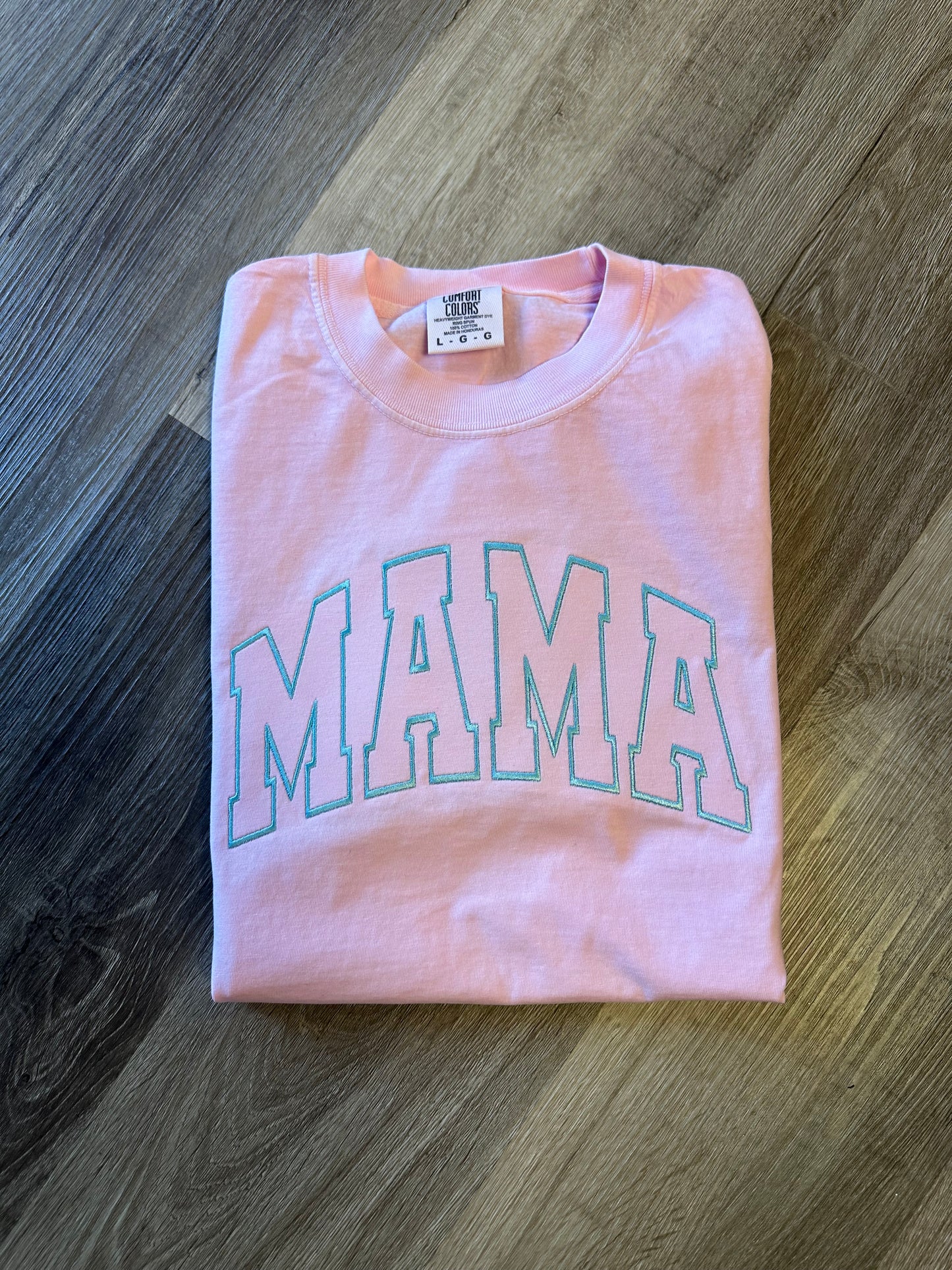 Mama Arch Embroidered CC Tee
