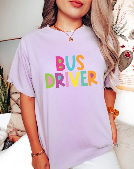 Bus Driver Bright Letters-Adult