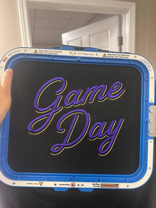 Game Day Double Script Crewneck