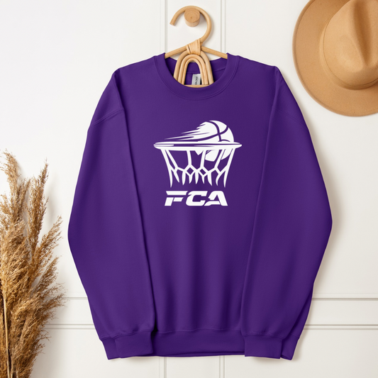 FCA Basketball Purple Sweatshirt- Adult