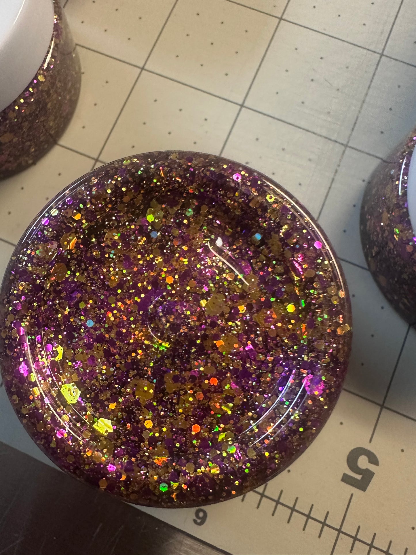 Purple/Gold Body Glitter Jar