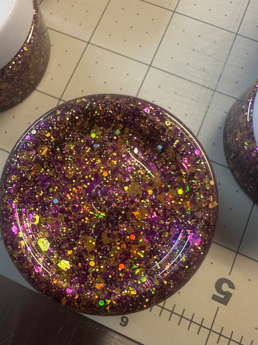 Purple/Gold Body Glitter Jar