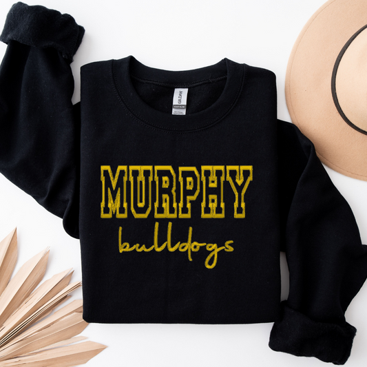 Murphy Bulldogs Varsity Embroidered Sweatshirt