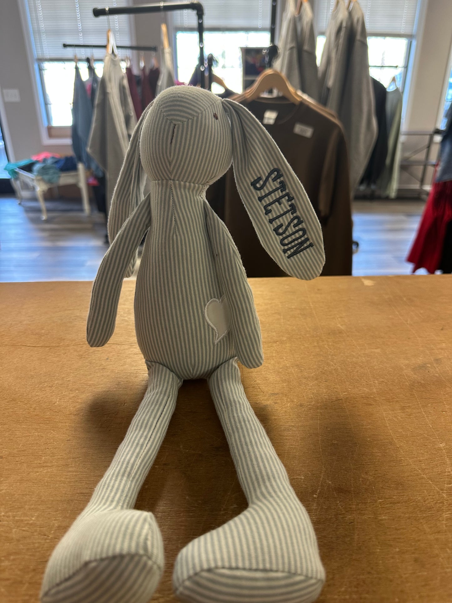 Embroidered Floppy Ear Bunny