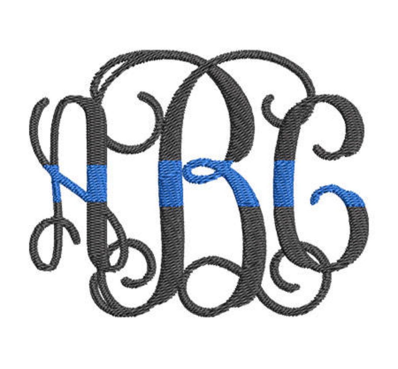 Monogrammed Thin Line 1/4 Zip Pullover