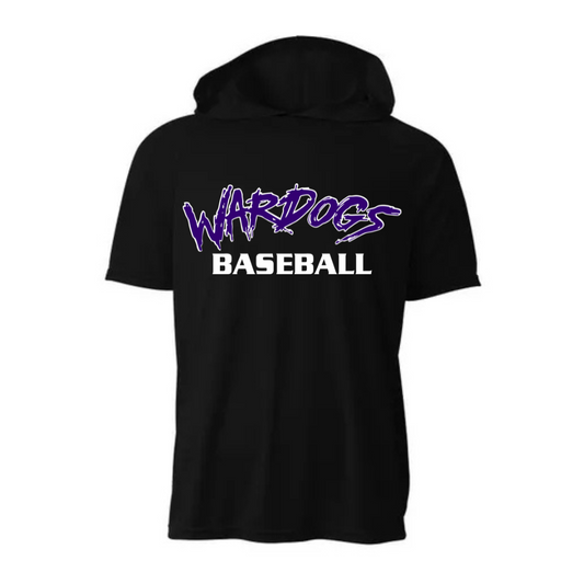 25 Wardogs Polyester Short Sleeve Hooded Tee- Adult