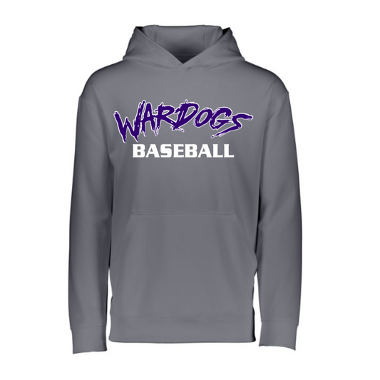 Wardogs Graphite Moisture Wicking Hooded Sweatshirt- Adult