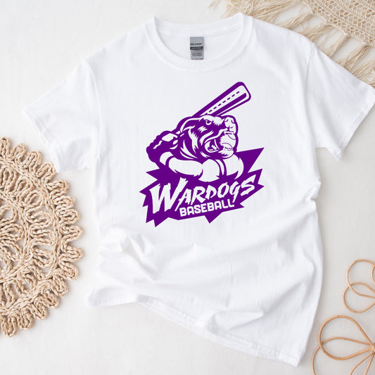 Wardogs Purple Logo Polyester Short Sleeve- Youth