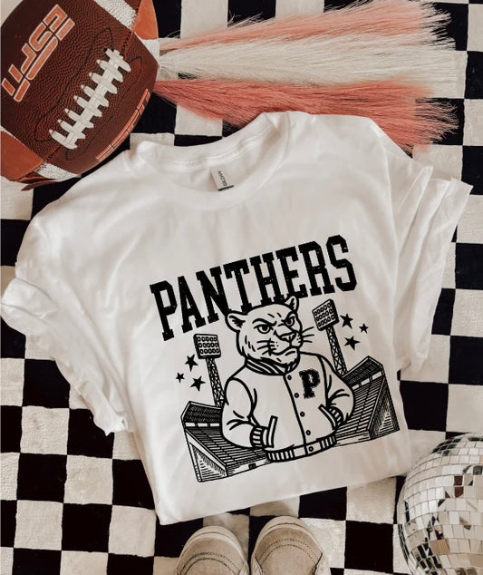 Retro Letterman Panther- Adult